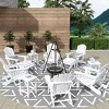 WestinTrends Malibu HDPE Outdoor Patio Folding Poly Adirondack Chair (12-Piece Set) - 2 of 4