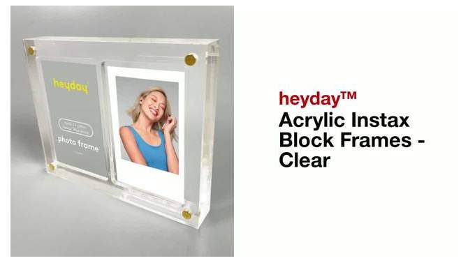 Acrylic Instax Block Frames - heyday&#8482; Clear, 2 of 9, play video