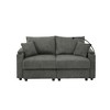 NicBex Couches for Living Room Accent Chair Sofa with Storage Armrest, Comfy Corduroy Upholstered Sofa Couch with Cup Holders and a Phone Holder - 3 of 4