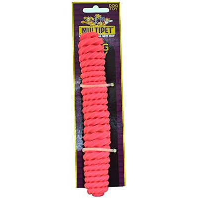 Multipet Gum Gum Twist Bar Durable Latex Dog Toy (Colors May Vary)