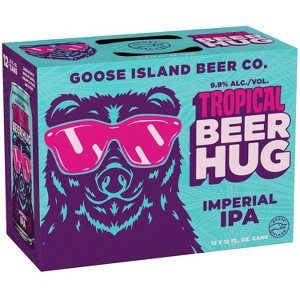 Goose Island Tropical Beer Hug DDH DIPA - 12pk/12 fl oz Cans - 1 of 4