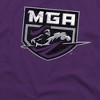 Middle Georgia State University Distressed Primary Logo Kids T-Shirt For Youth Purple - 2 of 4