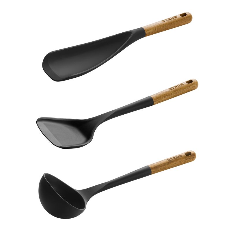 Staub Silicone with Wood Handle Cooking Utensil Sets, 2 of 4