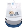 Hudson Baby Infant Boy Silicone Bibs 3pk, Stud Muffin, One Size - 2 of 2