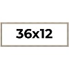 PosterPalooza | Panoramic Classic Modern Silver Frame - UV Acrylic, Foam Board Backing, Hanging Hardware - 2 of 4