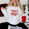 S.W.Smiley Believe in Magic Sparkle - Women's Graphic Sweatshirt - 3 of 4