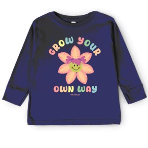 The Juniper Shop Mini Smiley Grow Your Own Way Toddler Long Sleeve Tee - 1 of 4