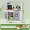 Wooden Chef Kitchen Playset w/ Lights & Sounds - Includes Cookware, Cutting Veggies & Farm-to-Kitchen Role Play Accessories - 4 of 4