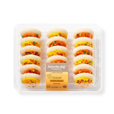 Harvest Orange & Yellow Cookie Tray - 24.3oz/18ct - Favorite Day™