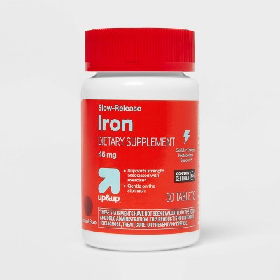 Iron Slow Release Dietary Supplement Tablets - 30ct - up&up™