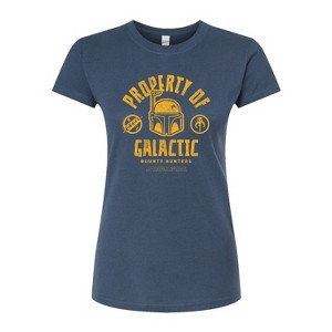 Women's - Star Wars - Property Of Galactic Bh Juniors Fitted Graphic T-Shirt - 1 of 2