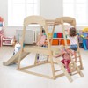 Safstar 6-in-1 Indoor Jungle Gym Wooden Playground Climber Playset for Kids 1+ Years - 3 of 4