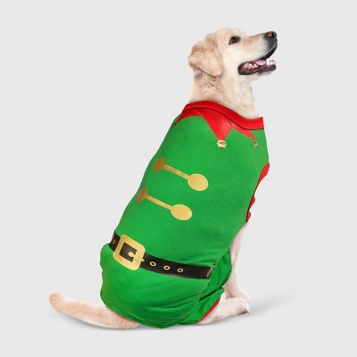 Holiday Elf Stretch Dog Matching Family 