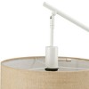 66" Serena Matte White Floor Lamp with Jute Shade - Globe Electric: Adjustable, ETL Listed - 4 of 4