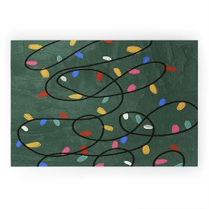 Gigi Rosado Christmas fairy lights Welcome Mat - Society6 - 1 of 3