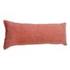 HomeRoots 14" X 36" Rose Pink Stonewashed Cotton Throw Pillow With Fringe - 4 of 4