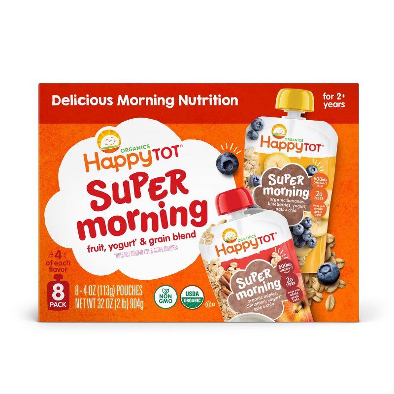HappyTot Super Mornings Pouches - 8pk, 1 of 8