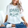 Simply Sage Market Women's Idaho Forest Scene Short Sleeve Garment Dyed Tee - 2 of 4