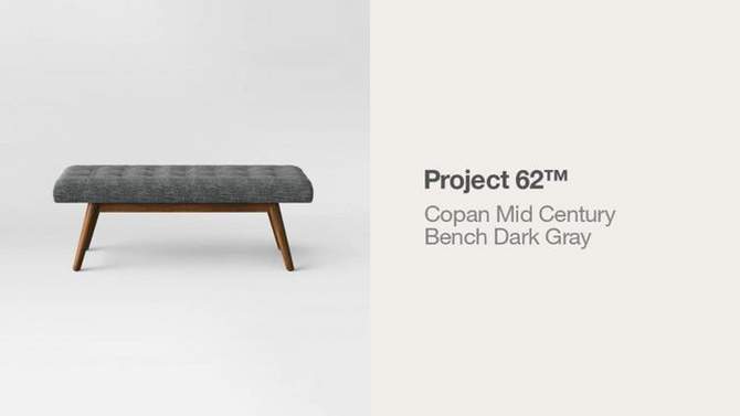 Copan Mid Century Bench Beige - Project 62&#8482;, 2 of 10, play video