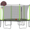 UNISOAR 12/14 Ft Trampoline Green for Kids & Adults,Green - 2 of 4