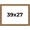 PosterPalooza | Museum Gold Picture Frame - UV Acrylic, Backing Board, Hanging Hardware Included - 2 of 4
