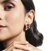 SOHI Women's Champayne Gold Crystal Bar Stud Earrings - 4 of 4
