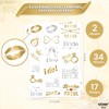 KatchOn, Metallic Bride Tribe Tattoos - 34 Pieces | Gold Bride Tattoos Bachelorette Party Decorations | Bachelorette Party Supplies - 4 of 4