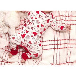 Baby Girls Hearts And Hugs Romper - Tesa Babe - 1 of 2