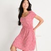 Lands' End Women's Cotton Modal Smocked Waist Dress - 4 of 4