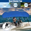 Unique Bargains 600D Bimini Top with Stainless Steel Deck Hinges - 2 of 4