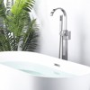 WOWOW Waterfall Single-Handle Freestanding Tub Faucet with Handshower, Floor Mounted Tub Filler Faucet - 4 of 4