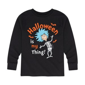 Boys' - Dr. Seuss - Halloween Is My Thing Long Sleeve Graphic T-Shirt - 1 of 4