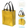 Unique Bargains Reusable Non-Woven Metallic Shiny Finish Gift Goodie Bags 12 Pcs - 4 of 4