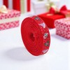 Unique Bargains Gift Wrap Ribbons Polyester Red 179.13"x0.39" 1 Pc - 2 of 4