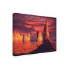 Trademark Fine Art - R W Hedge Fiery Castles Matted Framed Art - 2 of 4