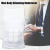 Unique Bargains Men Body Slimming Tummy Shaper Underwear Stretch Shapewear Waist Girdle Shirt Nylon - 2 of 4