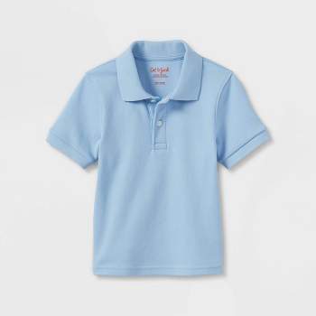 Toddler Boys' Short Sleeve Interlock Uniform Polo Shirt - Cat & Jack™ 