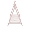 Twin Size Metal Floor Play House Bed with Slat for Kids - 4 of 4