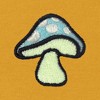 Dalix Mushroom Glow in the Dark Embroidered Zip Hoodie Fleece Fungi Long Sleeve Pocket Warm Soft Mens - 2 of 4
