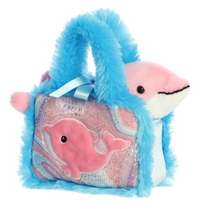 Aurora Small Aquarium Collection Fancy Pals Fashionable Stuffed Animal Dolphin 7" - 1 of 4