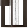 Minka Lavery Modern Outdoor Wall Light Fixture Oil Rubbed Bronze LED 16" Clear Seeded Glass for Post Exterior Porch Yard Patio - 3 of 3
