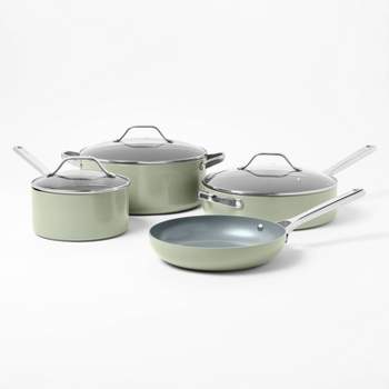Cookware Set GreenLife Ceramic Nonstick Pots And Pans Dishwasher Safe 14  Pieces - Bed Bath & Beyond - 31480880
