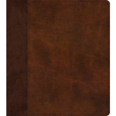 ESV Journaling Study Bible (Trutone, Brown/Chestnut, Timeless Design) - (Leather Bound)