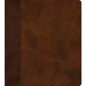 ESV Journaling Study Bible (Trutone, Brown/Chestnut, Timeless Design) - (Leather Bound) - 1 of 1