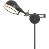 Cal Lighting WL-2924-DB Transitional One Light Swing Arm Wall Lamp from Linthal Collection in Bronze/Dark Finish, 27.00 inches - 2 of 3