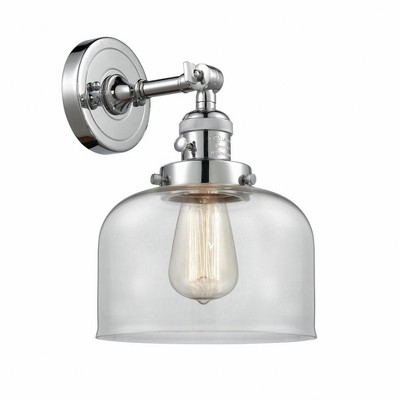 Bell - 1 Light Wall Sconce In Industrial Style-12 Inches Tall and 8 Inches Wide