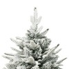 vidaXL Christmas Tree with LED Balls and Snow Flocked Decoration Ornaments Christmas Holiday Patio Indoor Outdoor - 3 of 4