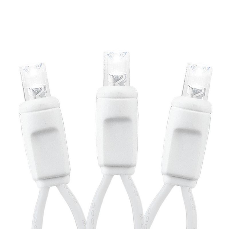Novelty Lights LED Christmas/Wedding String Lights 100 Mini Bulbs (White Wire, 50 Feet), 3 of 9