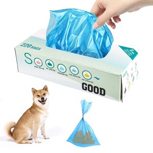 Paucax Odor Disposal Pet Waste Bags for Dog Cat, Color Vary - 1 of 4