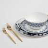 Ozarke Parker Blue Designed Plates Set - Dark Blue & White - 2 of 4